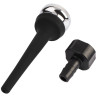 Chisa Novelties Embout de lavement Pointe Black Mont 8 x 1.3cm
